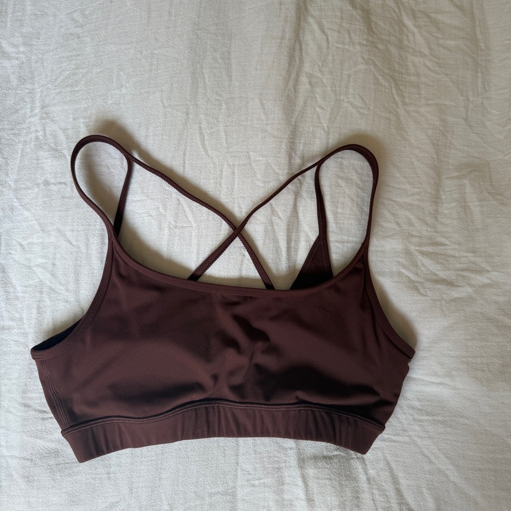 Brown Vuori sports bra